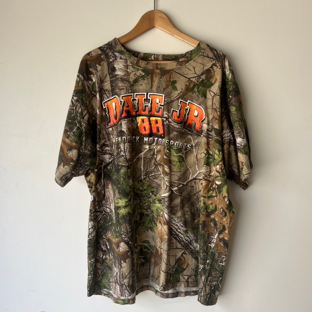 Team Realtree Dale Jr NASCAR Motorsports Camo T Shirt